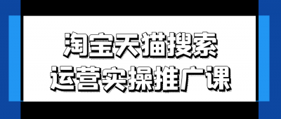淘宝天猫搜索运营实操推广课