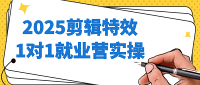 2025剪辑特效1对1就业营实操
