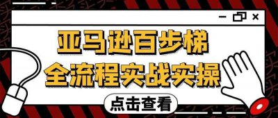 亚马逊百步梯全流程实战实操